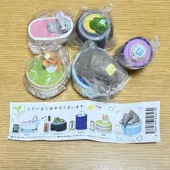 ガチャガチャ　ただいま入浴中でございます。　全5種