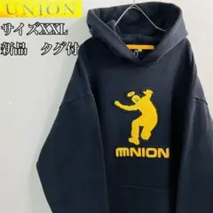 【新品】ユニオン×ミンナノ パーカー サイズ２L　 ブラック
