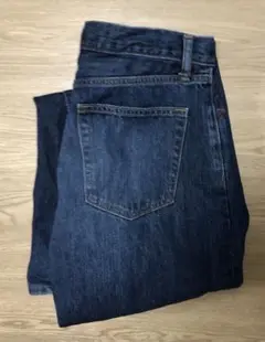 ユニクロ　ストレートデニム 30 (76cm) ダークブルー