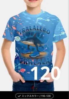 イタリアンブレインロット　トララレロトラララ海洋テーマ Tシャツ 116-128