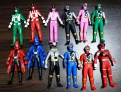 戦隊ヒーロー ソフビ 12体セット