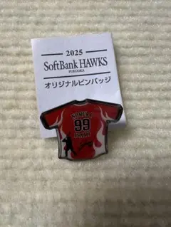 4594☆ソフトバンクホークス　野村勇　ピンバッジ　鷹祭