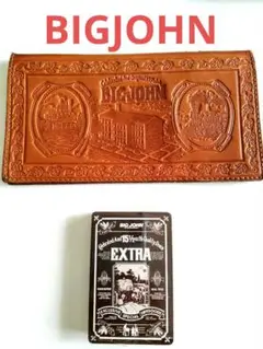 ★BIG JOHN★Vintage★ ★Leather 長財布★トランプ★SET