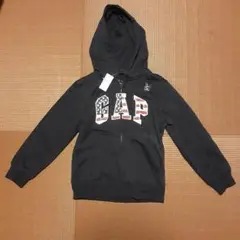 GAP ダークグレー フルジップパーカー