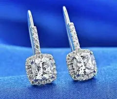 Pt950ダイヤモンド 1.00ct イヤリング(証明書付き)gs