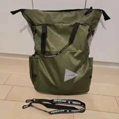 新品未使用　and wander アンドワンダー　sil tote bag