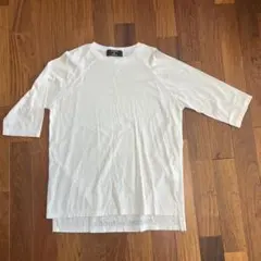CABANE de ZUCCA ホワイト七分袖Tシャツ