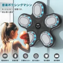 音楽ボクシングマシン Bluetooth機能付き エクササイズ ダイエット