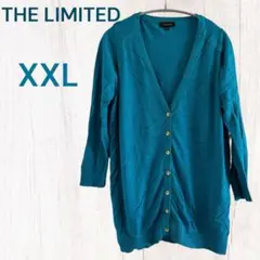 THE LIMITED 【XXL】ターコイズ カーディガン ザリミティッド