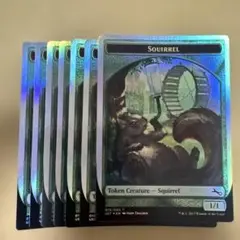 リストークンカード 7枚セット　FOIL