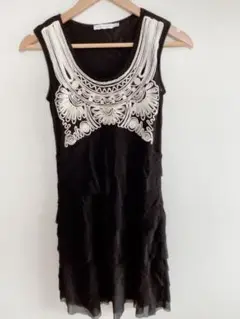 DIDIERPARAKIAN♡ワンピース ブラック 刺繍