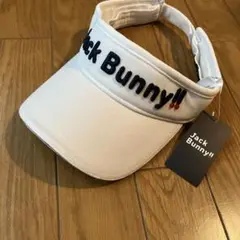 Jack Bunny!! ホワイト サンバイザー