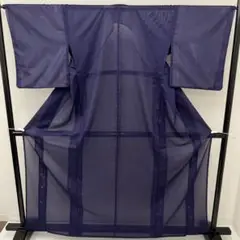 夏着物 色無地 絽 紋なし 袖襦袢加工 化繊 i-3284