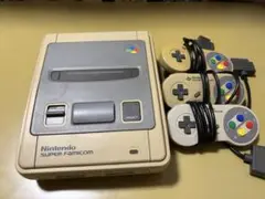 【ジャンク】ニンテンドー スーパーファミコン コントローラー3個付き