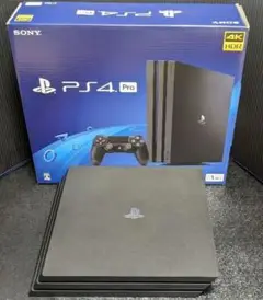 PS4 Pro 本体一式 ブラック　1TB SSD交換済