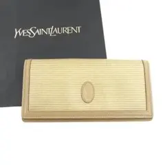 ✨極美品✨ Yves Saint Laurent 長財布 折り財布 YSL