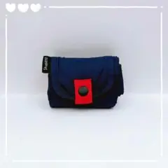 Shupatto ネイビー ピンク エコバッグ（即日・匿名配送」