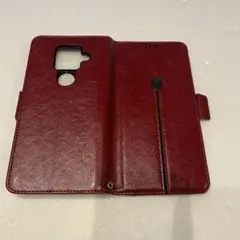 Aquos sense4 plus ケース 手帳型 スマホケースレッド