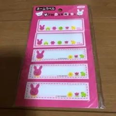 激レア【新品・未使用】ネームラベル　サンリオKINDER KIDZ横型大２・小３
