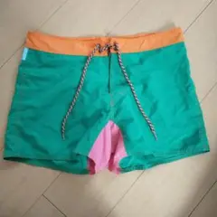 海パン　ショート　メンズ　グリーン