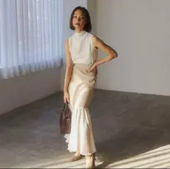 randeboo Mermaid chiffon long skirt