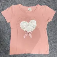 最安値❣️ビーデスビー　キッズ　子供　Tシャツ　半袖　ピンク　レース　110