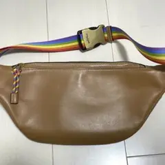 コーチ ボディバッグ レザー レインボーシグネチャー