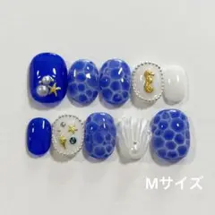 268.●メルカリ便●［Mサイズ］ネイルチップ☆