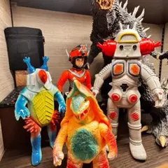TAC隊員 ※当時物希少ソフビ 人形 ミドルサイズ TAC タック　ブルファク レア☆ブルマァク ウルトラマンエース TAC隊員 ソフビ人形