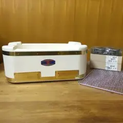 未使用 大判七輪 丸和工業 天然珪藻土岩切り出しコンロ 炭火焼 BBQ 丸和工業製 天然珪藻土岩切り出し 大判七輪21 真鍮巻