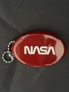 NASA 60周年記念　ラバーコインケース 赤