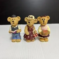 ★未使用★くまの置物　3体　飾り