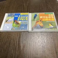 声でわかる水辺の鳥 野鳥の鳴き声CD 2枚セット‼️
