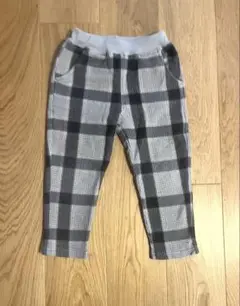 クレセント crescent グレー系チェック柄パンツ 100サイズ