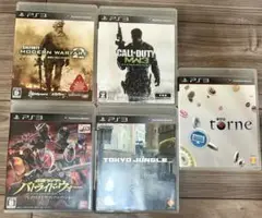 ★PS3★ゲームソフト5本セット★