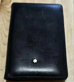 Montblanc モンブラン 名刺入れ カードケース 黒 ブラック レザー