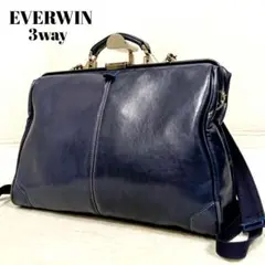 【未使用級】エバウィン　2way ダレスバッグ　ビジネスバッグ　キャメル EVERWIN エバウィン/3wayダレスバッグ/バッグ/ABランク/81【中古