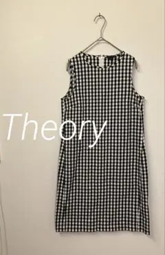 Theory ギンガムチェック　ミニ　ワンピース