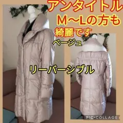 アンタイトルダウンコートレディースL ベージュ系 L コートレディースL