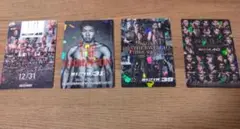 RIZIN　ポテトスティック　メタリックプラカード　4枚