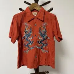 WASK ワスク ドラゴン柄 半袖シャツ キッズ130cm