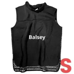 【Balsey】★ノースリーブレースカットソー★リボン★トゥモローランド