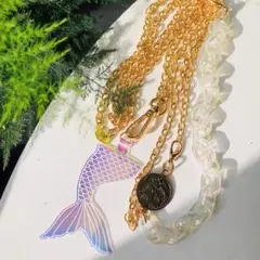 【スターバックス海外限定】日本未発売 携帯ストラップ 首掛け ネック 人魚