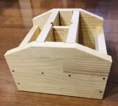 木製収納ボックス 仕切り付き