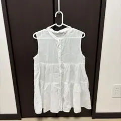コットンギャザーブラウス