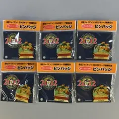 2002年 読売ジャイアンツ リーグ優勝記念ピンバッジ6個セット