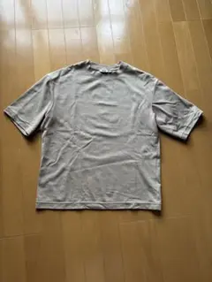 ユニクロU UNIQLO エアリズム　Tシャツ　メンズM グレージュ