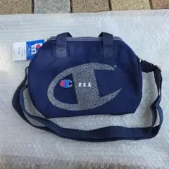 新品　未使用　チャンピオン　ミニボストンバッグ　ショルダーバッグ ネイビー