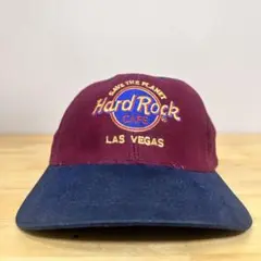 90s HardRock Cafe LASVEGASキャップ レアカラー レトロ