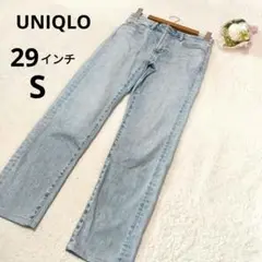UNIQLO ユニクロ スキニー デニム ライトブルー メンズ 綿/29(S)